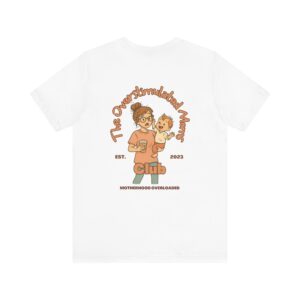 The Overstimulated Moms Club Unisex T-shirt - Peach