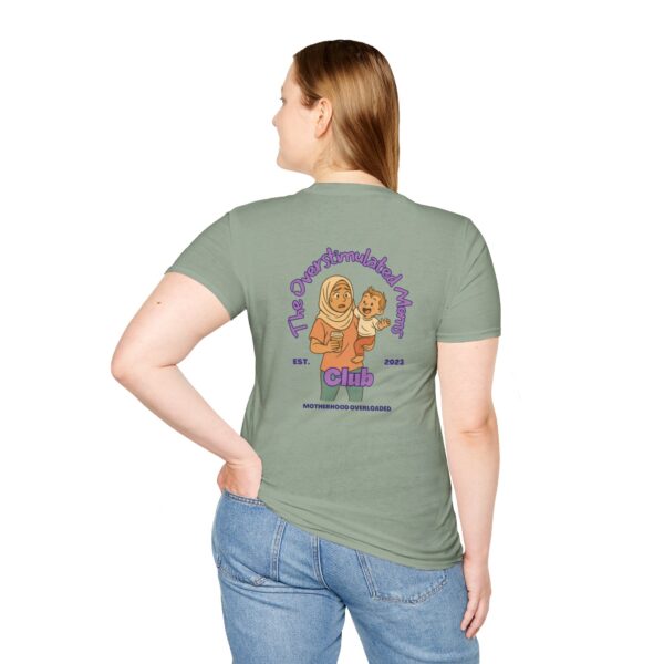 The Overstimulated Mom Club Unisex T-Shirt - Purple - Image 7