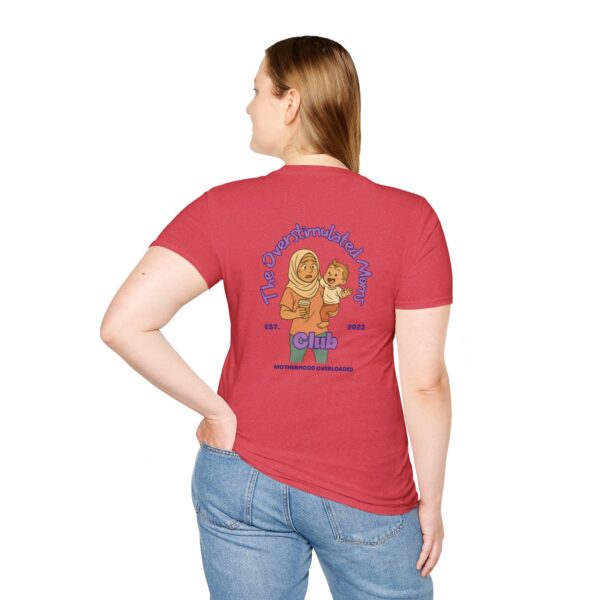The Overstimulated Mom Club Unisex T-Shirt - Purple - Image 15