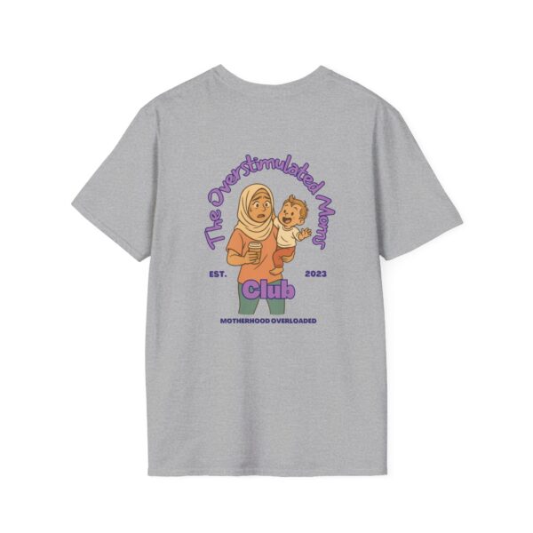 The Overstimulated Mom Club Unisex T-Shirt - Purple - Image 4