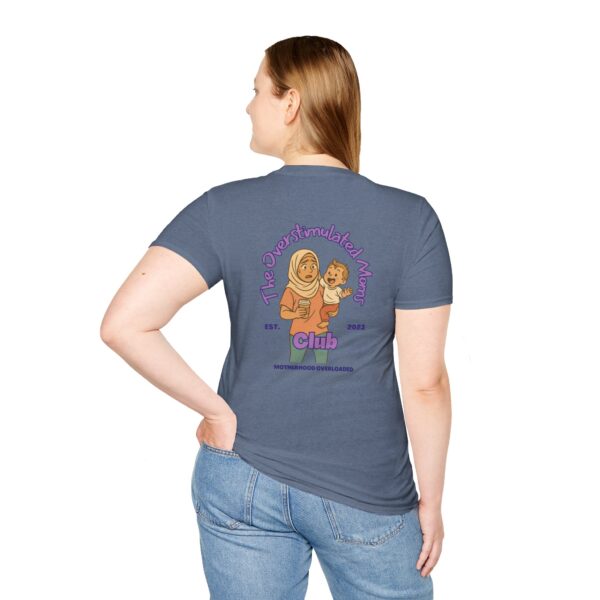 The Overstimulated Mom Club Unisex T-Shirt - Purple - Image 11