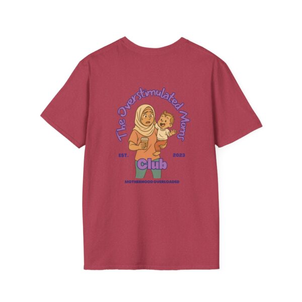 The Overstimulated Mom Club Unisex T-Shirt - Purple - Image 16