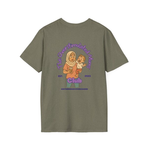 The Overstimulated Mom Club Unisex T-Shirt - Purple - Image 6